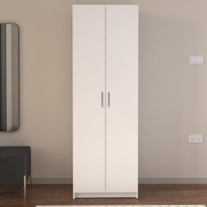 meg-GP041-0085,1-3 ΝΤΟΥΛΑΠΑ ΡΟΥΧΩΝ - ΠΑΠΟΥΤΣΟΘΗΚΗ RENSO MEGAPAP ΔΙΦΥΛΛΗ ΧΡΩΜΑ ΛΕΥΚΟ 59,8X37,8X178,5ΕΚ.