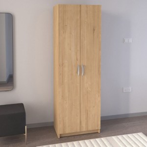 meg-GP041-0085,3-1 ΝΤΟΥΛΑΠΑ ΡΟΥΧΩΝ - ΠΑΠΟΥΤΣΟΘΗΚΗ RENSO MEGAPAP ΔΙΦΥΛΛΗ ΧΡΩΜΑ SAPPHIRE OAK 59,8X37,8X178,5ΕΚ.