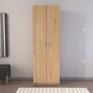 meg-GP041-0085,3-3 ΝΤΟΥΛΑΠΑ ΡΟΥΧΩΝ - ΠΑΠΟΥΤΣΟΘΗΚΗ RENSO MEGAPAP ΔΙΦΥΛΛΗ ΧΡΩΜΑ SAPPHIRE OAK 59,8X37,8X178,5ΕΚ.