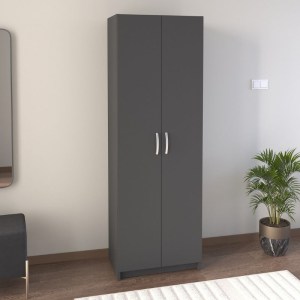 meg-GP041-0085,4-1 ΝΤΟΥΛΑΠΑ ΡΟΥΧΩΝ - ΠΑΠΟΥΤΣΟΘΗΚΗ RENSO MEGAPAP ΔΙΦΥΛΛΗ ΧΡΩΜΑ ΑΝΘΡΑΚΙ 59,8X37,8X178,5ΕΚ.