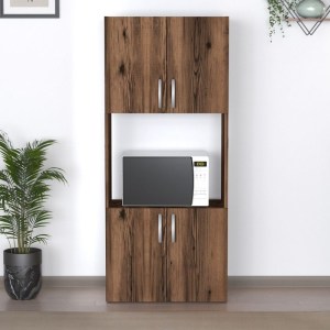 meg-GP041-0086,2-2 ΝΤΟΥΛΑΠΑ ΚΟΥΖΙΝΑΣ ARMADO MEGAPAP ΧΡΩΜΑ ΚΑΠΝΙΣΤΗ ΚΑΡΥΔΙΑ 60X32X140ΕΚ.