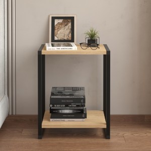 meg-GP041-0092,1-1 ΚΟΜΟΔΙΝΟ GINA MEGAPAP ΧΡΩΜΑ SAPPHIRE OAK - ΜΑΥΡΟ 39X30X48ΕΚ.