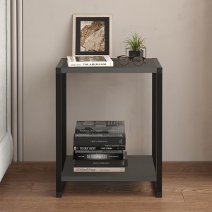 meg-GP041-0092,2-1 ΚΟΜΟΔΙΝΟ GINA MEGAPAP ΧΡΩΜΑ ΑΝΘΡΑΚΙ - ΜΑΥΡΟ 39X30X48ΕΚ.