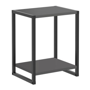 meg-GP041-0092,2-2 ΚΟΜΟΔΙΝΟ GINA MEGAPAP ΧΡΩΜΑ ΑΝΘΡΑΚΙ - ΜΑΥΡΟ 39X30X48ΕΚ.