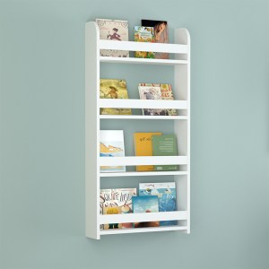 meg-GP041-0097,1-0 ΕΠΙΤΟΙΧΙΑ ΒΙΒΛΙΟΘΗΚΗ - ΡΑΦΙΕΡΑ MONTESSORI MEGAPAP ΧΡΩΜΑ ΛΕΥΚΟ 60X15X120ΕΚ.