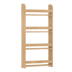 meg-GP041-0097,2-2 ΕΠΙΤΟΙΧΙΑ ΒΙΒΛΙΟΘΗΚΗ - ΡΑΦΙΕΡΑ MONTESSORI MEGAPAP ΧΡΩΜΑ SAPPHIRE OAK 60X15X120ΕΚ.
