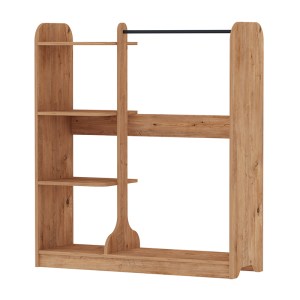meg-GP041-0099,1-2 ΕΠΙΠΛΟ ΕΙΣΟΔΟΥ ROZESME MEGAPAP ΧΡΩΜΑ PINE OAK 120X40X135ΕΚ.