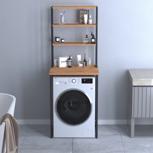 meg-GP041-0105,1-1 ΕΠΙΠΛΟ ΠΛΥΝΤΗΡΙΟΥ BOBBY MEGAPAP ΧΡΩΜΑ PINE OAK 67X60X178ΕΚ.