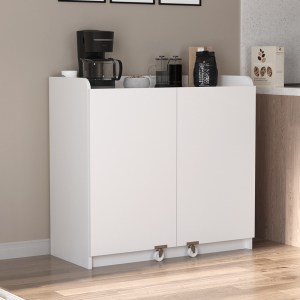 meg-GP041-0114,1-0 ΝΤΟΥΛΑΠΙ ΚΟΥΖΙΝΑΣ - ΜΠΑΝΙΟΥ ALTAY I MEGAPAP ΧΡΩΜΑ ΛΕΥΚΟ 97,8X44,1X91,5ΕΚ.