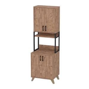 meg-GP041-0115,1-3 ΕΠΙΠΛΟ ΚΟΥΖΙΝΑΣ SEDEF MEGAPAP ΧΡΩΜΑ PINE OAK 61X40X202,1ΕΚ.