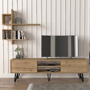 meg-GP042-0015,1-2 ΣΥΝΘΕΣΗ ΤΗΛΕΟΡΑΣΗΣ SALERNO MEGAPAP ΑΠΟ ΜΕΛΑΜΙΝΗ ΧΡΩΜΑ SAPPHIRE 180X35X51ΕΚ.