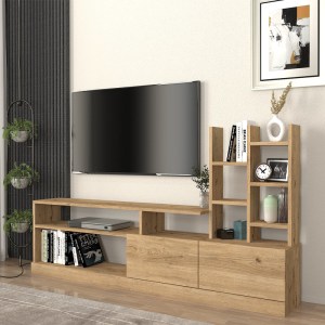 meg-GP042-0030,2-0 ΣΥΝΘΕΣΗ ΤΗΛΕΟΡΑΣΗΣ PESARO MEGAPAP ΧΡΩΜΑ SEPET OAK 165X25X91,3ΕΚ.