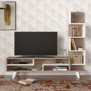 meg-GP042-0043,1-1 ΕΠΙΠΛΟ ΤΗΛΕΟΡΑΣΗΣ GRANADA MEGAPAP ΑΠΟ ΜΕΛΑΜΙΝΗ ΧΡΩΜΑ ΛΕΥΚΟ - CORDOBA 149,5X29,5X120ΕΚ.