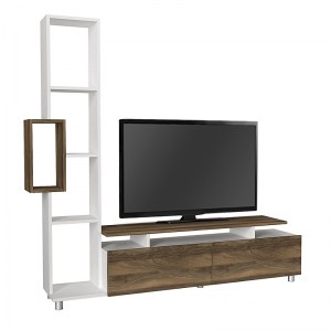 meg-GP042-0046,2-3 ΕΠΙΠΛΟ ΤΗΛΕΟΡΑΣΗΣ TULIP MEGAPAP ΑΠΟ ΜΕΛΑΜΙΝΗ ΧΡΩΜΑ ΛΕΥΚΟ - ΚΑΡΥΔΙ 160X29,5X160ΕΚ.