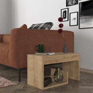 meg-GP042-0092,2-1 ΤΡΑΠΕΖΑΚΙ ΒΟΗΘΗΤΙΚΟ ROSANA MEGAPAP ΧΡΩΜΑ SAPPHIRE OAK 35X29,5X60ΕΚ.
