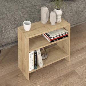 meg-GP042-0095,2-1 ΤΡΑΠΕΖΑΚΙ ΒΟΗΘΗΤΙΚΟ SILVANUS MEGAPAP ΧΡΩΜΑ SAPPHIRE OAK 51X17,5X49ΕΚ.