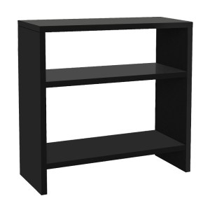 meg-GP042-0095,3-2 ΤΡΑΠΕΖΑΚΙ ΒΟΗΘΗΤΙΚΟ SILVANUS MEGAPAP ΧΡΩΜΑ ΜΑΥΡΟ 51X17,5X49ΕΚ.