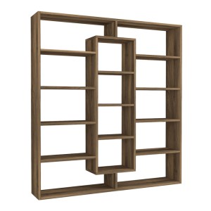 meg-GP042-0104,2-4 ΒΙΒΛΙΟΘΗΚΗ AMPLE MEGAPAP ΧΡΩΜΑ ΚΑΡΥΔΙ 125X22X135,7ΕΚ.