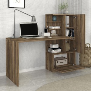 meg-GP042-0111,3-1 ΓΡΑΦΕΙΟ ΕΡΓΑΣΙΑΣ MERINO MEGAPAP ΧΡΩΜΑ ΚΑΡΥΔΙ 149,5X61,8X120ΕΚ.