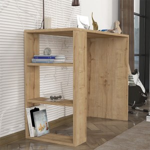 meg-GP042-0115,2-2 ΓΡΑΦΕΙΟ ΕΡΓΑΣΙΑΣ NETENIA MEGAPAP ΑΠΟ ΜΕΛΑΜΙΝΗ ΧΡΩΜΑ SAPPHIRE OAK 90X40X74ΕΚ.