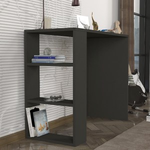 meg-GP042-0115,3-2 ΓΡΑΦΕΙΟ ΕΡΓΑΣΙΑΣ NETENIA MEGAPAP ΧΡΩΜΑ ΑΝΘΡΑΚΙ 90X40X74ΕΚ.