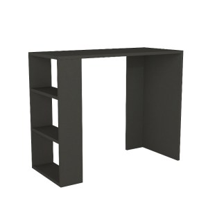 meg-GP042-0115,3-3 ΓΡΑΦΕΙΟ ΕΡΓΑΣΙΑΣ NETENIA MEGAPAP ΧΡΩΜΑ ΑΝΘΡΑΚΙ 90X40X74ΕΚ.