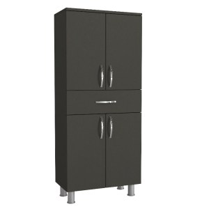 meg-GP042-0148,2-0 ΝΤΟΥΛΑΠΙ ΚΟΥΖΙΝΑΣ - ΜΠΑΝΙΟΥ MONTANA MEGAPAP ΧΡΩΜΑ ΑΝΘΡΑΚΙ 59,4X31,5X140ΕΚ.