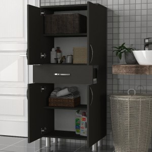 meg-GP042-0148,2-1 ΝΤΟΥΛΑΠΙ ΚΟΥΖΙΝΑΣ - ΜΠΑΝΙΟΥ MONTANA MEGAPAP ΧΡΩΜΑ ΑΝΘΡΑΚΙ 59,4X31,5X140ΕΚ.