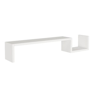 meg-GP042-0166,1-3 ΡΑΦΙΕΡΑ ΤΟΙΧΟΥ HAPPY MEGAPAP ΧΡΩΜΑ ΛΕΥΚΟ 87,4X14,5X14,5ΕΚ.