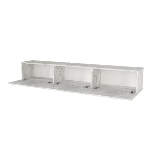 meg-GP042-0169,7-5 ΕΠΙΠΛΟ ΤΗΛΕΟΡΑΣΗΣ ΕΠΙΤΟΙΧΙΟ DAMLA MEGAPAP ΜΕ LED ΧΡΩΜΑ ΛΕΥΚΟ ΕΦΕ ΜΑΡΜΑΡΟΥ 180X29,5X29,5ΕΚ.