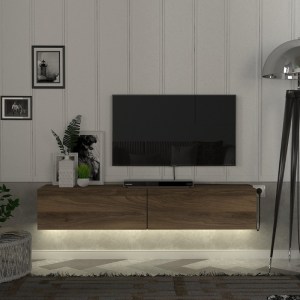 meg-GP042-0170,7-1 ΕΠΙΠΛΟ ΤΗΛΕΟΡΑΣΗΣ ΕΠΙΤΟΙΧΙΟ ARISTO MEGAPAP ΜΕ LED ΧΡΩΜΑ ΚΑΡΥΔΙ 135X31,6X25ΕΚ.