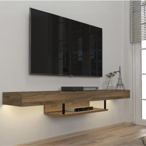 meg-GP042-0186,5-0 ΕΠΙΠΛΟ ΤΗΛΕΟΡΑΣΗΣ ΕΠΙΤΟΙΧΙΟ ALBARES MEGAPAP ΜΕ LED ΧΡΩΜΑ ΚΑΡΥΔΙ 150X29,6X22ΕΚ.