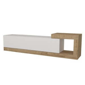 meg-GP042-0187,3-4 ΕΠΙΠΛΟ ΤΗΛΕΟΡΑΣΗΣ ΕΠΙΤΟΙΧΙΟ VOLARE MEGAPAP ΧΡΩΜΑ ΛΕΥΚΟ - SAPPHIRE OAK 150X29,6X38,6ΕΚ.