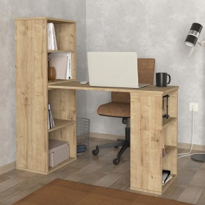 meg-GP042-0203,2-4 ΓΡΑΦΕΙΟ ΕΡΓΑΣΙΑΣ ΠΟΛΥΜΟΡΦΙΚΟ LAST MEGAPAP ΧΡΩΜΑ SAPPHIRE OAK 119X44,7X123ΕΚ.