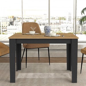 meg-GP042-0212,2-1 ΤΡΑΠΕΖΙ DARLEN MEGAPAP ΧΡΩΜΑ ΑΝΘΡΑΚΙ - SAPPHIRE OAK 110X72X74ΕΚ.