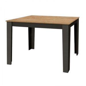 meg-GP042-0212,2-2 ΤΡΑΠΕΖΙ DARLEN MEGAPAP ΧΡΩΜΑ ΑΝΘΡΑΚΙ - SAPPHIRE OAK 110X72X74ΕΚ.