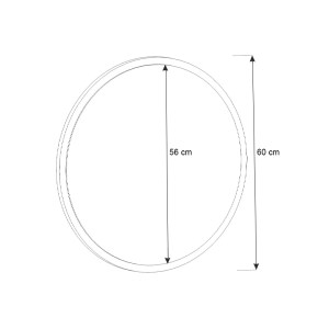 meg-GP042-0213,2-3 ΚΑΘΡΕΠΤΗΣ ΤΟΙΧΟΥ GLOB ΜEGAPAP ΧΡΩΜΑ SAPPHIRE OAK 59X2X59ΕΚ.