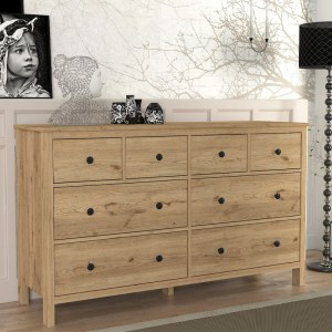 meg-GP042-0223,3-0 ΣΥΡΤΑΡΙΕΡΑ - ΜΠΟΥΦΕΣ SABINA MEGAPAP ΧΡΩΜΑ SEPET OAK 160X50X96ΕΚ.