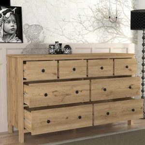 meg-GP042-0223,3-1 ΣΥΡΤΑΡΙΕΡΑ - ΜΠΟΥΦΕΣ SABINA MEGAPAP ΧΡΩΜΑ SEPET OAK 160X50X96ΕΚ.