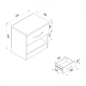 meg-GP042-0226,1-4 ΚΟΜΟΔΙΝΟ ΜΕΛΑΜΙΝΗΣ LUBE MEGAPAP ΧΡΩΜΑ SAPPHIRE OAK 40X28,2X40ΕΚ.