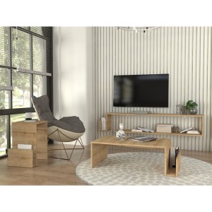 meg-GP042-0250,2-2 ΤΡΑΠΕΖΑΚΙ ΒΟΗΘΗΤΙΚΟ REGNAR MEGAPAP ΧΡΩΜΑ SAPPHIRE OAK 43,1X33,5X52ΕΚ.