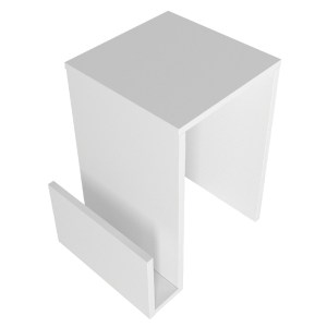 meg-GP042-0250,3-4 ΤΡΑΠΕΖΑΚΙ ΒΟΗΘΗΤΙΚΟ REGNAR MEGAPAP ΧΡΩΜΑ ΛΕΥΚΟ  43,1X33,5X52ΕΚ.