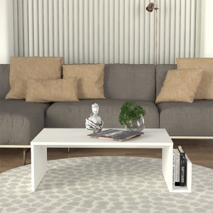meg-GP042-0251,3-1 ΤΡΑΠΕΖΑΚΙ ΣΑΛΟΝΙΟΥ REGNAR MEGAPAP ΧΡΩΜΑ ΛΕΥΚΟ 100,6X55X31,8ΕΚ.
