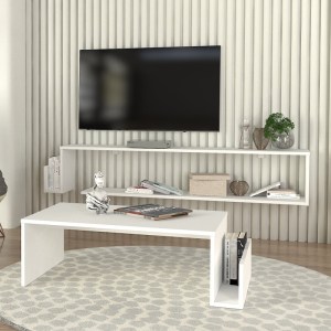 meg-GP042-0252,3-3 ΕΠΙΠΛΟ ΤΗΛΕΟΡΑΣΗΣ ΕΠΙΤΟΙΧΙΟ REGNAR MEGAPAP ΧΡΩΜΑ ΛΕΥΚΟ 168,6X25X31,8ΕΚ.