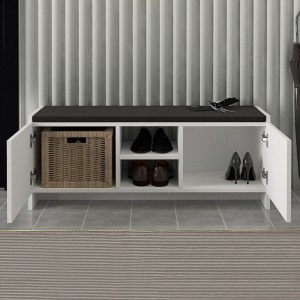 meg-GP042-0255,1-1 ΠΑΠΟΥΤΣΟΘΗΚΗ VERLY MEGAPAP ΧΡΩΜΑ ΛΕΥΚΟ 110X33,2X43ΕΚ.