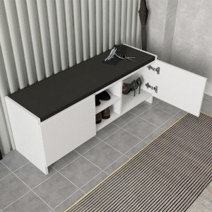 meg-GP042-0255,1-3 ΠΑΠΟΥΤΣΟΘΗΚΗ VERLY MEGAPAP ΧΡΩΜΑ ΛΕΥΚΟ 110X33,2X43ΕΚ.
