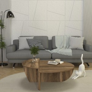 meg-GP042-0258,1-1 ΤΡΑΠΕΖΑΚΙ ΣΑΛΟΝΙΟΥ NILVIA MEGAPAP ΧΡΩΜΑ ΚΑΡΥΔΙ Ø85X35ΕΚ.