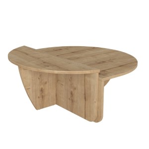 meg-GP042-0258,2-4 ΤΡΑΠΕΖΑΚΙ ΣΑΛΟΝΙΟΥ NILVIA MEGAPAP ΧΡΩΜΑ SAPPHIRE OAK Ø85X35ΕΚ.