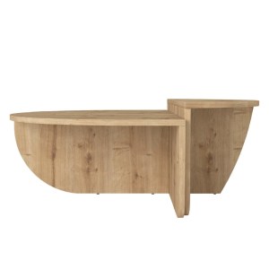 meg-GP042-0258,2-5 ΤΡΑΠΕΖΑΚΙ ΣΑΛΟΝΙΟΥ NILVIA MEGAPAP ΧΡΩΜΑ SAPPHIRE OAK Ø85X35ΕΚ.