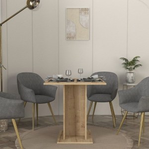 meg-GP042-0263,1-4 ΤΡΑΠΕΖΙ ALLOS MEGAPAP ΧΡΩΜΑ SAPPHIRE OAK 75X75X77ΕΚ.